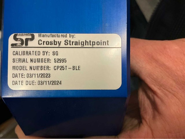 2023 crosby cp25t-ble hijslastmeter - afbeelding 4 van  5