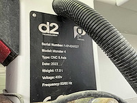 2023 d2 technology monster 4 evolution cnc freesmachine - afbeelding 5 van  14
