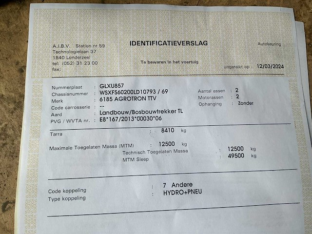 2023 deutz-fahr agroton ttv 6185 - afbeelding 37 van  47