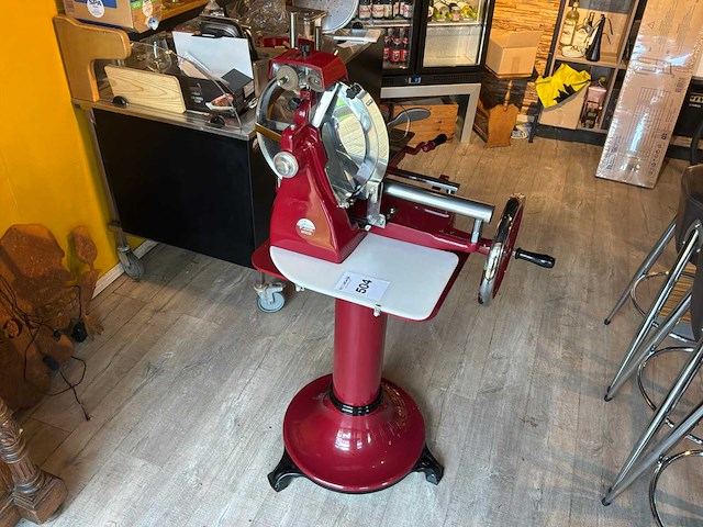 2023 diamond ret-300 flywheel slicer retro tafelsnijmachine manueel demo - afbeelding 1 van  1