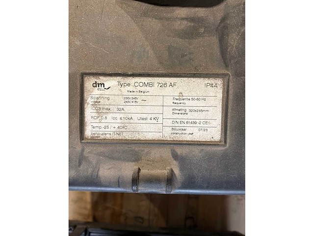 2023 dm combi 726 af stroomverdeling - afbeelding 5 van  5