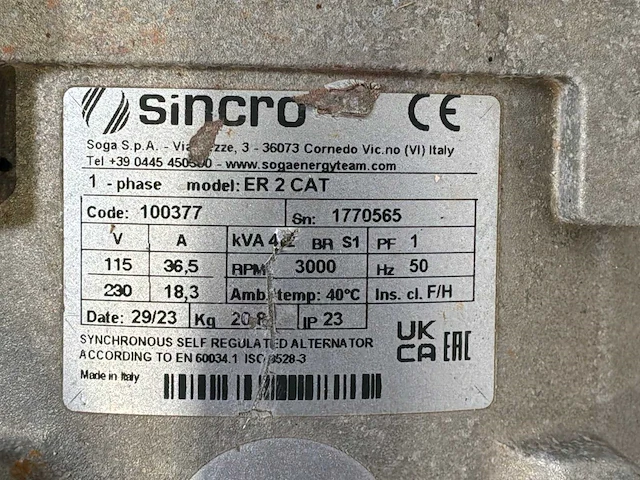 2023 e-power ep4100 aggregaat benzine 3,6kva 2x ra - afbeelding 6 van  7