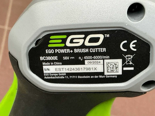 2023 ego bc3800e accu bosmaaier - afbeelding 5 van  5