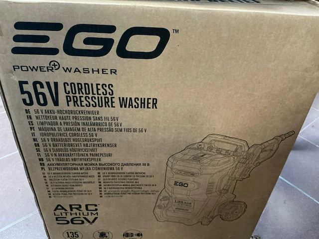 2023 ego hpw2000e accu hogedrukreiniger - afbeelding 6 van  6