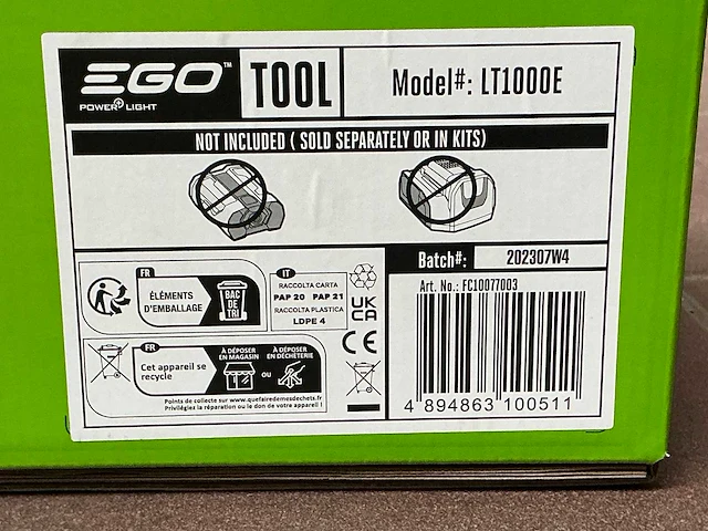 2023 ego lt1000e werklamp - afbeelding 5 van  5