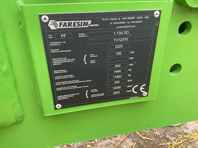 2023 faresin pf 1.13a sd voerwagens - afbeelding 7 van  17