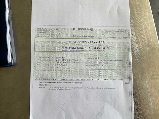 2023 farmtrac 6550e 4wd bosbouwtractor - afbeelding 15 van  23