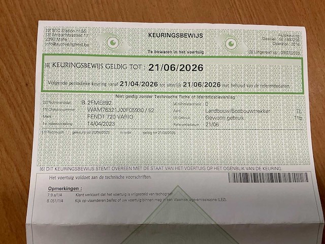 2023 fendt 720 power vierwielaangedreven landbouwtractor - afbeelding 2 van  3