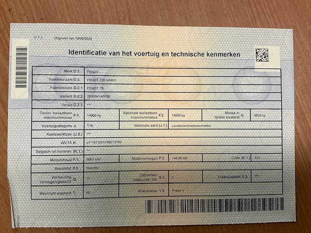 2023 fendt 720 power vierwielaangedreven landbouwtractor - afbeelding 3 van  3