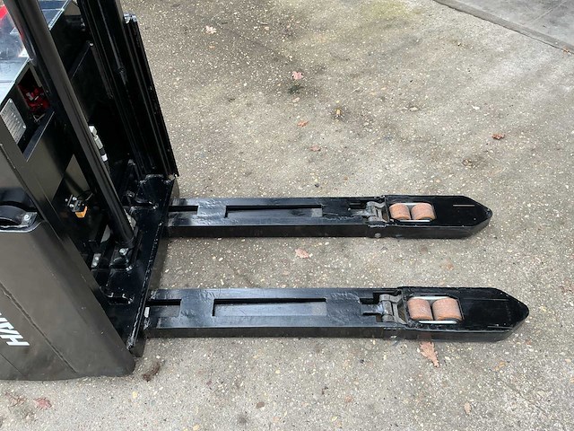 2023 hangscha cdd12 elektrische stapelaar met ingebouwde acculader - afbeelding 3 van  8