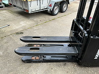 2023 hangscha cdd12 elektrische stapelaar met ingebouwde acculader - afbeelding 4 van  8