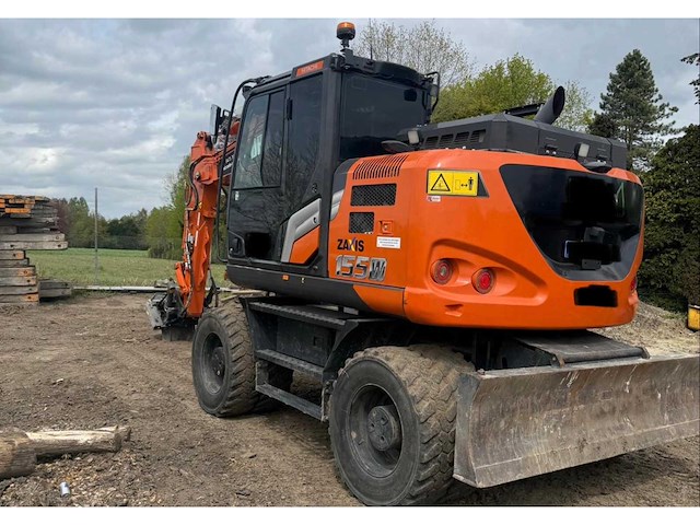 2023 hitachi zaxis zx155w-7 banden graafmachine - afbeelding 22 van  27