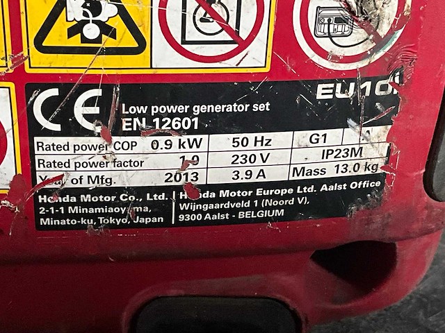 2023 honda eu10i stroomgenerator - afbeelding 6 van  7