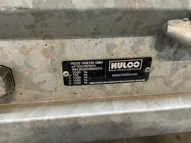 2023 hulco medax-3 aanhangwagen - afbeelding 14 van  16