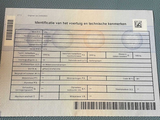 2023 jcs man350 aanhangwagen - afbeelding 4 van  17