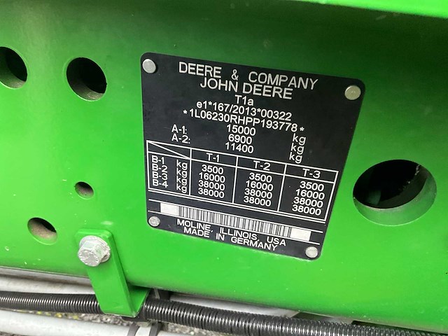 2023 john deere 6r230 vierwielaangedreven landbouwtractor - afbeelding 16 van  24