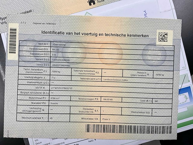 2023 john deere 6r230 vierwielaangedreven landbouwtractor - afbeelding 22 van  32