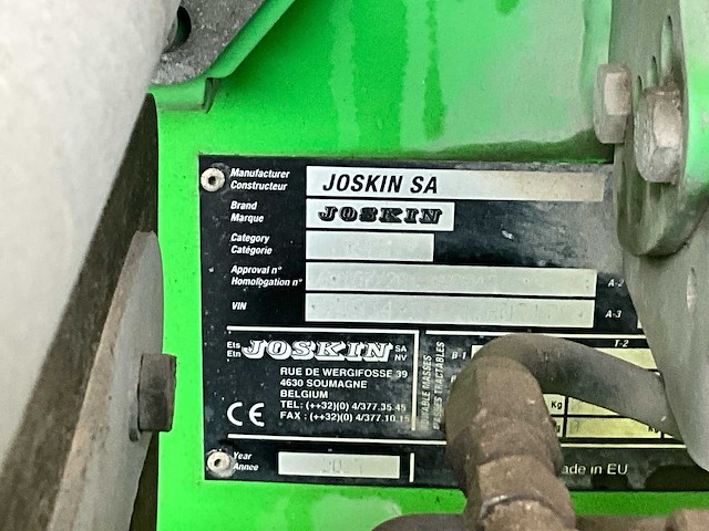 2023 joskin trans ktp 34/72 kipper - afbeelding 33 van  43