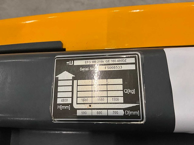 2023 jungheinrich efg bb 216k vorkheftruck - afbeelding 9 van  21
