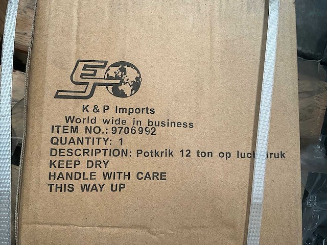 2023 k & p pneumatische potkrik 12 ton - afbeelding 2 van  3