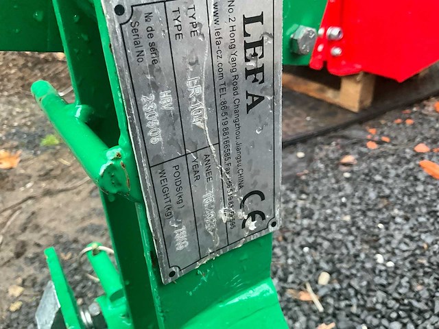 2023 lefa lr104 keerbare kantelploeg - afbeelding 3 van  3