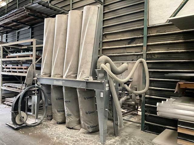 2023 limoco 4m-sb-4kw filter afzuiginstallatie 4 zakken - afbeelding 1 van  3