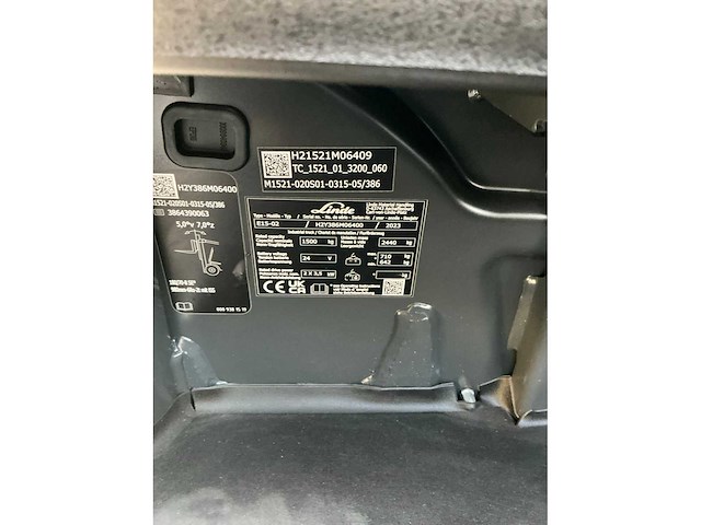 2023 linde e15-02 vorkheftruck - afbeelding 17 van  72