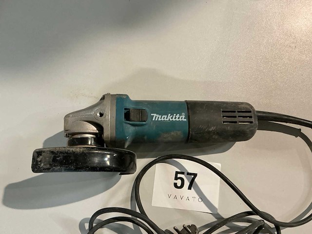 2023 makita 9558hnr haakse slijpmachine - afbeelding 2 van  4