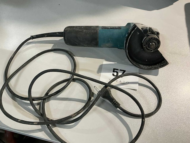 2023 makita 9558hnr haakse slijpmachine - afbeelding 4 van  4