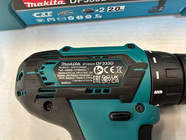 2023 makita df333d schroefboormachine (2x) - afbeelding 3 van  7