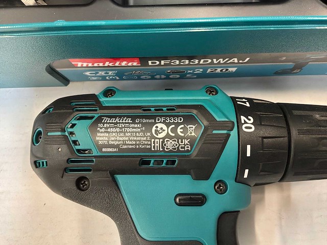 2023 makita df333d schroefboormachine (2x) - afbeelding 6 van  7