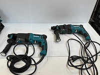 2023 makita hr2600 boormachine (2x) - afbeelding 1 van  7