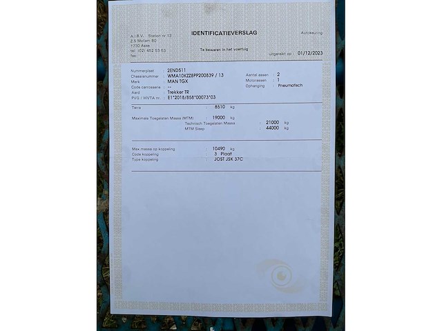 2023 man tgx 18.510 vrachtwagen - afbeelding 25 van  31