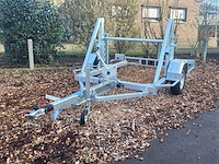 2023 mtm 1800kg geremde enkelasser haspelwagen - afbeelding 1 van  11