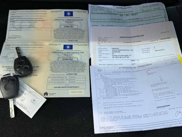 2023 nissan interstar gesloten bestelwagen hoog dak – 91.363 km – 3 pers – navigatie, airco,... - afbeelding 38 van  46