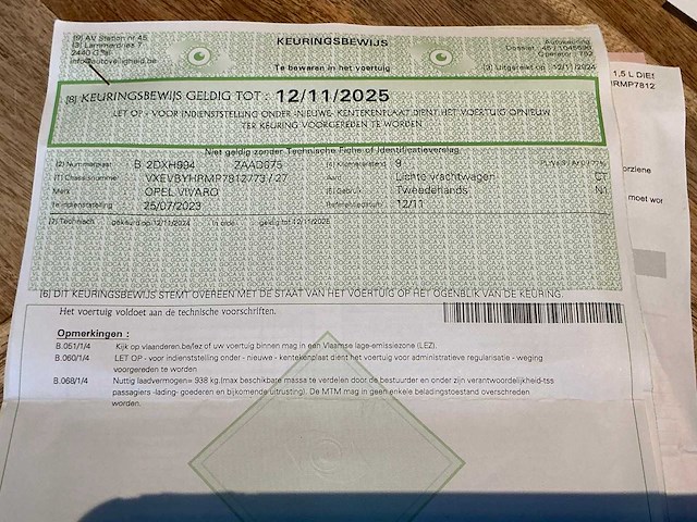 2023 opel bb vivaro bedrijfswagen - afbeelding 8 van  19