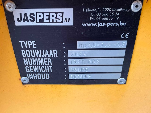 2023 percon (jaspers) hb 4.0-1.0-0.7 hijscontainer - afbeelding 9 van  10