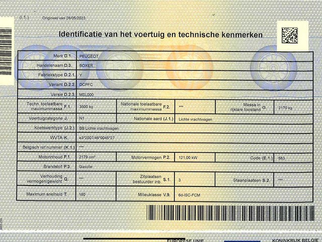 2023 peugeot boxer l4 bestelwagen 3 pers - airco - afbeelding 35 van  46