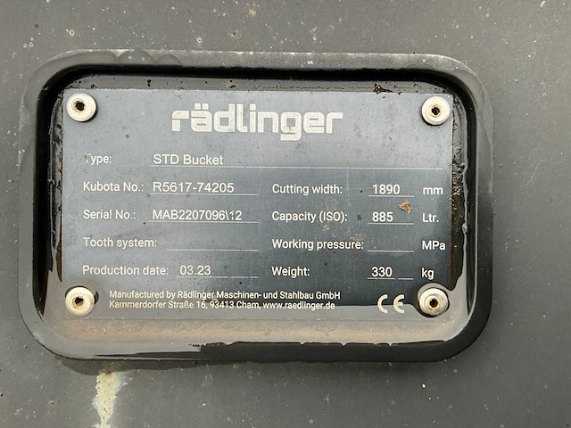 2023 rädlinger std grondbak - afbeelding 7 van  7