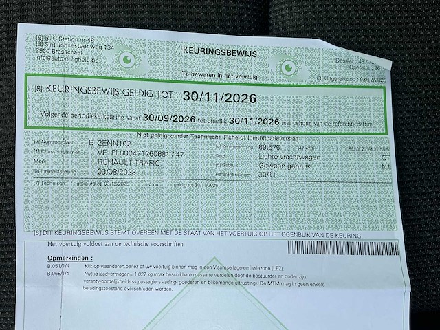 2023 renault trafic personenauto - afbeelding 19 van  21