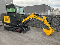 2023 rippa r330 rippa r330 – 2,85 t mini graafmachine – kubota-motor – gesloten cabine – talrijke accessoires – bijna nooit gebruikt - afbeelding 1 van  20