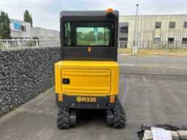 2023 rippa r330 rippa r330 – 2,85 t mini graafmachine – kubota-motor – gesloten cabine – talrijke accessoires – bijna nooit gebruikt - afbeelding 16 van  20