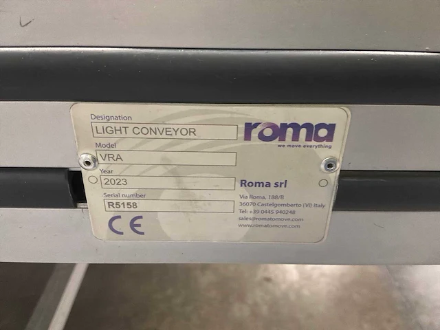 2023 roma vra verrijdbare rollenbaan - afbeelding 7 van  9