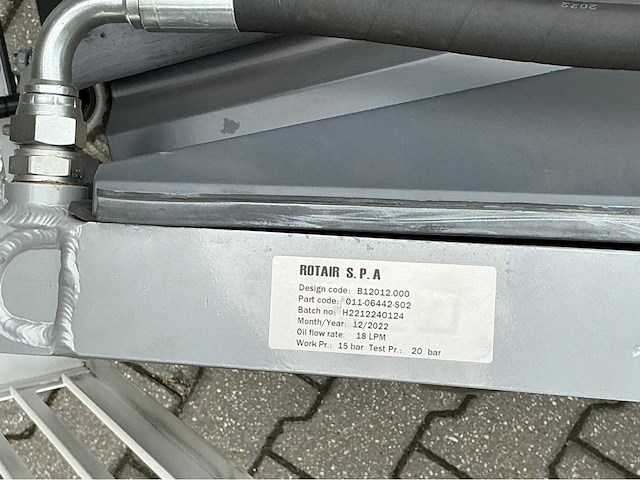 2023 rotair vrk dry ice hogedrukcompressor - afbeelding 10 van  12