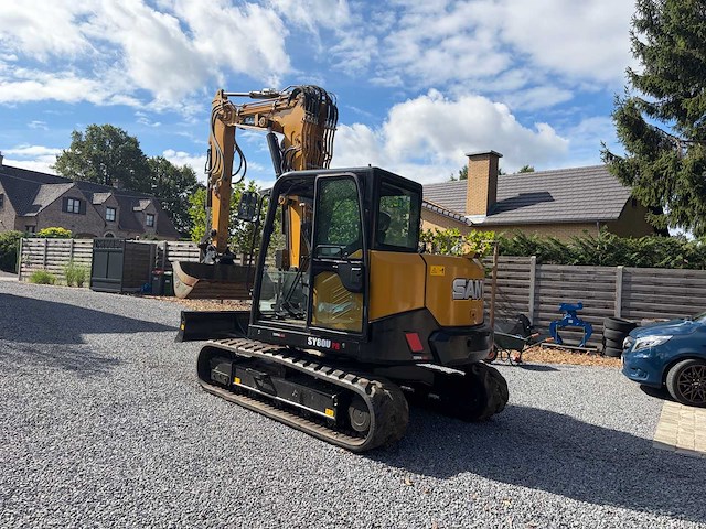 2023 sany sy80u pb rupsgraafmachine trippel arm 3 bakken - afbeelding 23 van  39