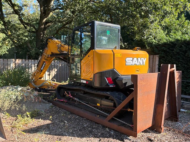 2023 sany sy80u pb rupsgraafmachine trippel arm 3 bakken - afbeelding 1 van  31