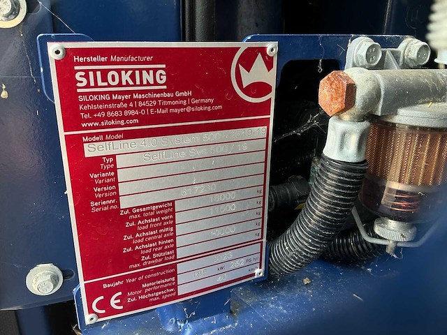 2023 siloking selfline 4.0 system 500+ 2519 voermengwagen (video) - afbeelding 24 van  32