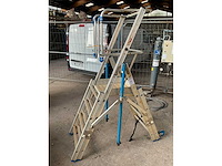 2023 solide pirl0406 opvouwbare uitschuifbare bordesladder - afbeelding 3 van  7