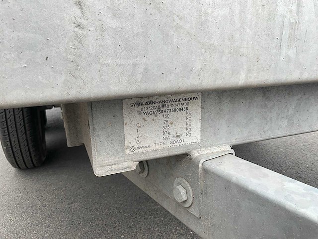 2023 syma sda01 kiepaanhangwagen - afbeelding 2 van  15