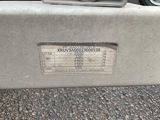 2023 vlemmix 35v13 machinetrailer - afbeelding 12 van  21